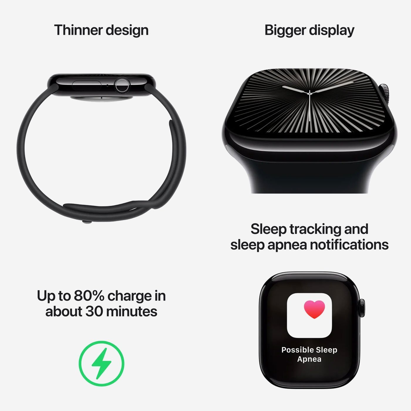 Apple Watch Series 10 (GPS) 46mm Aluminum Case - Imagen 3
